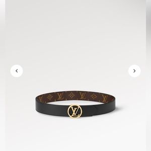 Louis Vuitton Reversible belt black/ monogram